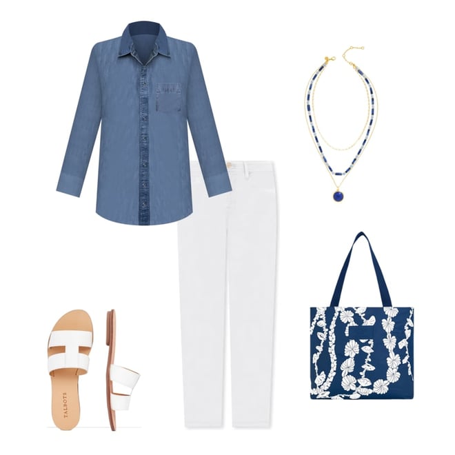 Boyfriend Shirt - Denim | Talbots Boyfriend Shirt - Denim | Talbots