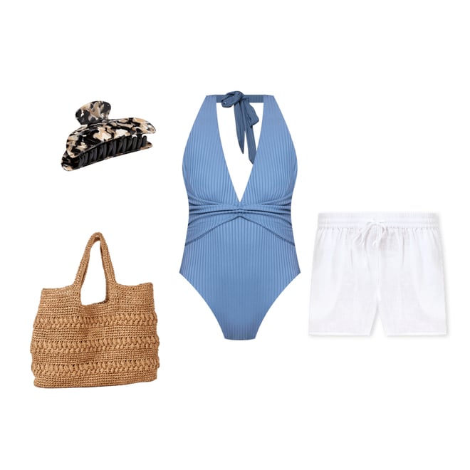 2nd bundle featuring 3 items which compliment Coast To Coast One Piece Swimsuit