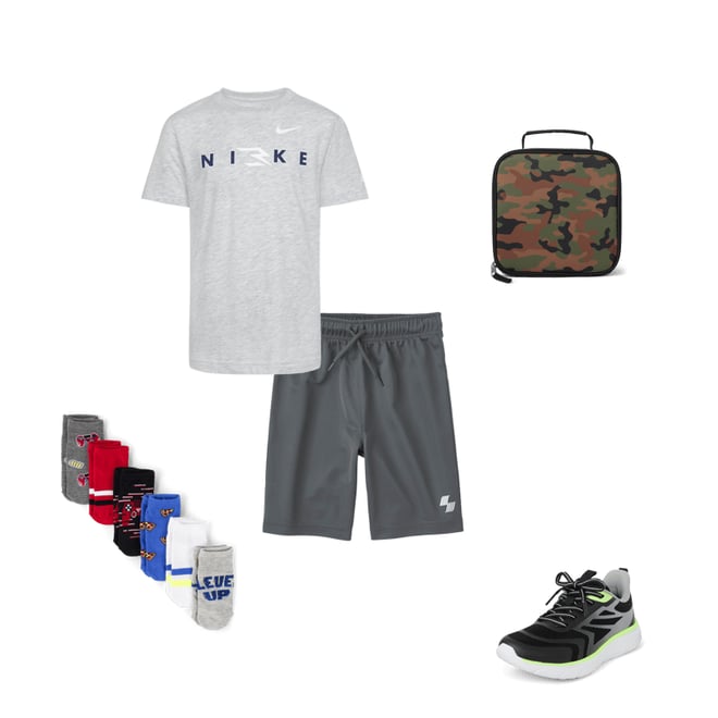 4th bundle featuring 4 items which compliment Boys Basketball Shorts