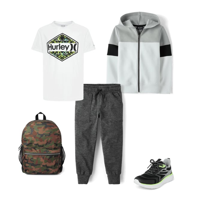 1st bundle featuring 4 items which compliment Boys Camo Backpack