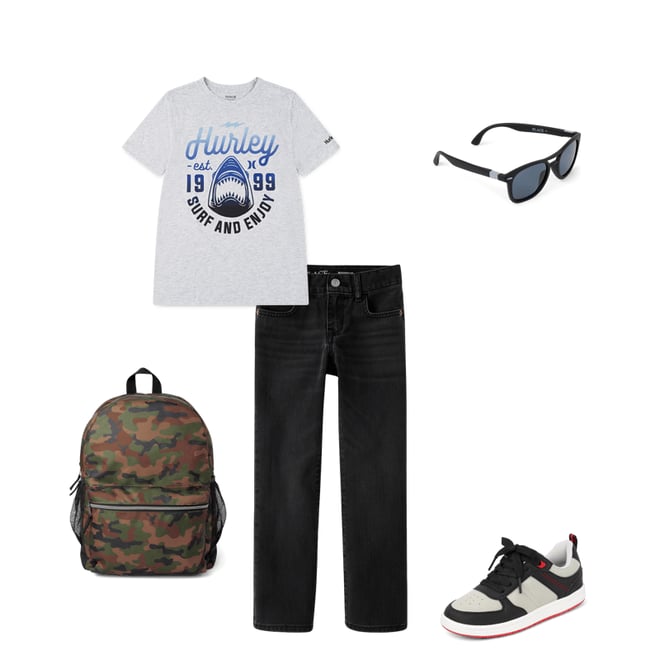 2nd bundle featuring 4 items which compliment Boys Camo Backpack