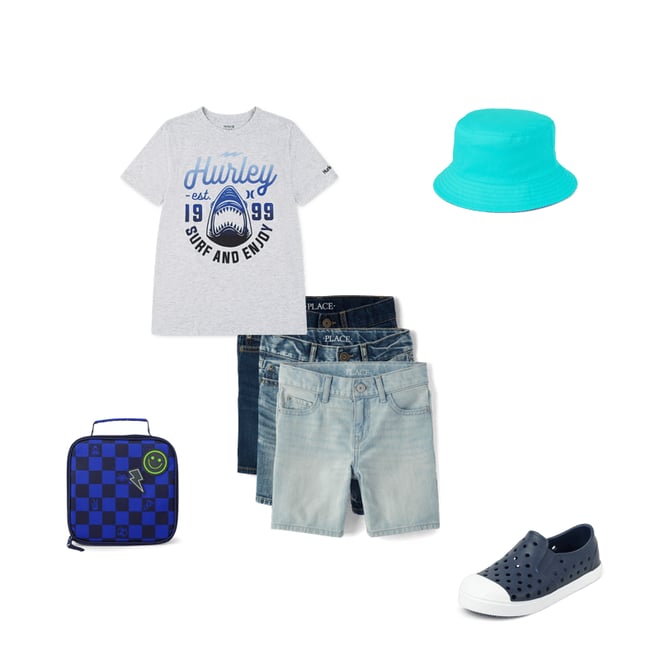 1st bundle featuring 4 items which compliment Kids Perforated Water Sneakers