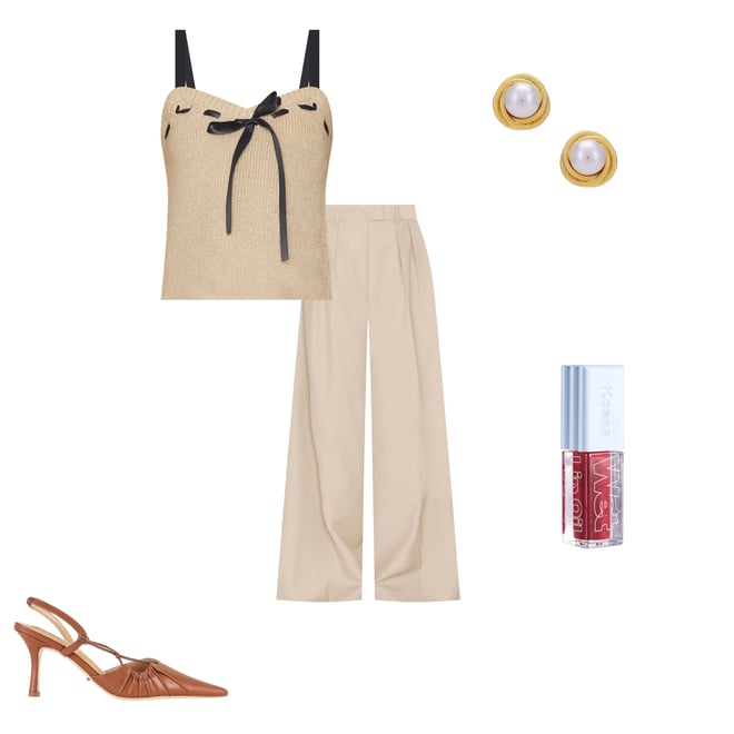 3rd bundle featuring 4 items which compliment Solana Knit Tank Top
