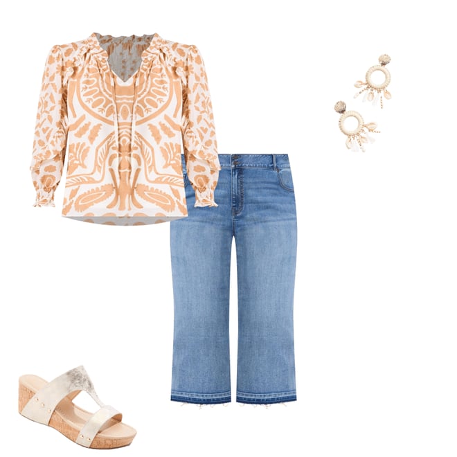  Cato Fashions | Cato Plus Size Cropped Skinny Frayed Jeans