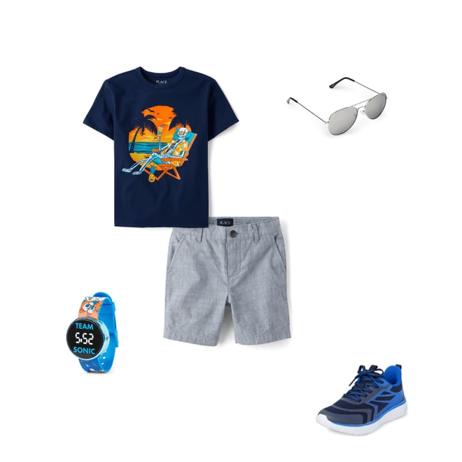 4th bundle featuring 4 items which compliment Boys Textured Chino Shorts