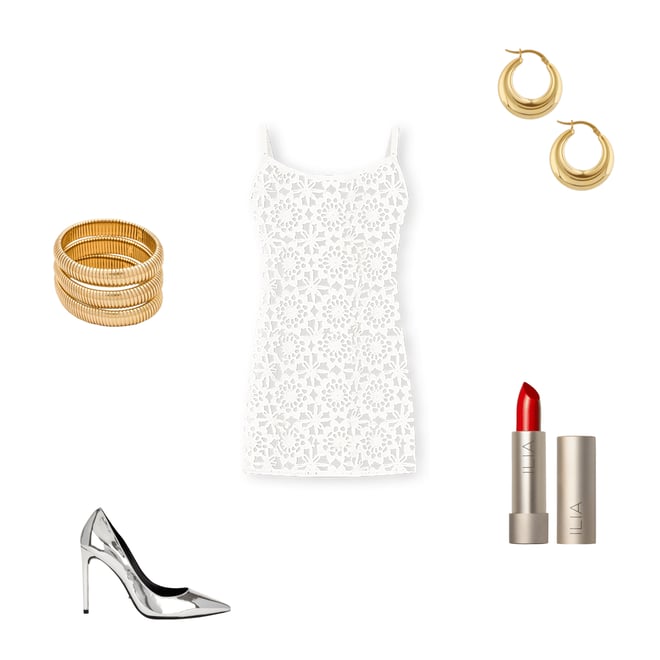 2nd bundle featuring 4 items which compliment Flex Snake Chain Stretch Bracelet Set
