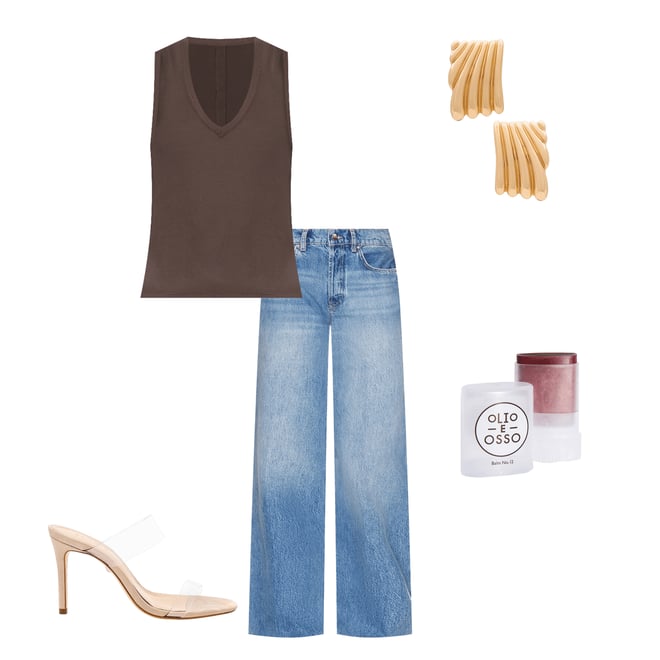 6th bundle featuring 4 items which compliment Hugh Jeans
