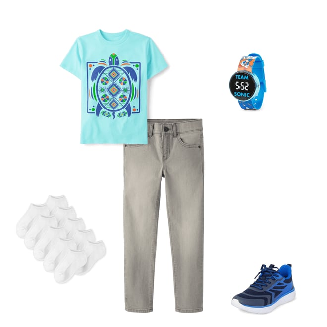 4th bundle featuring 4 items which compliment Boys Ombre Running Sneakers
