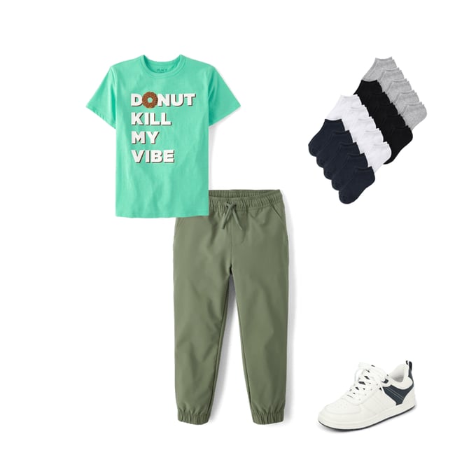 5th bundle featuring 3 items which compliment Boys Quick Dry Pull On Jogger Pants