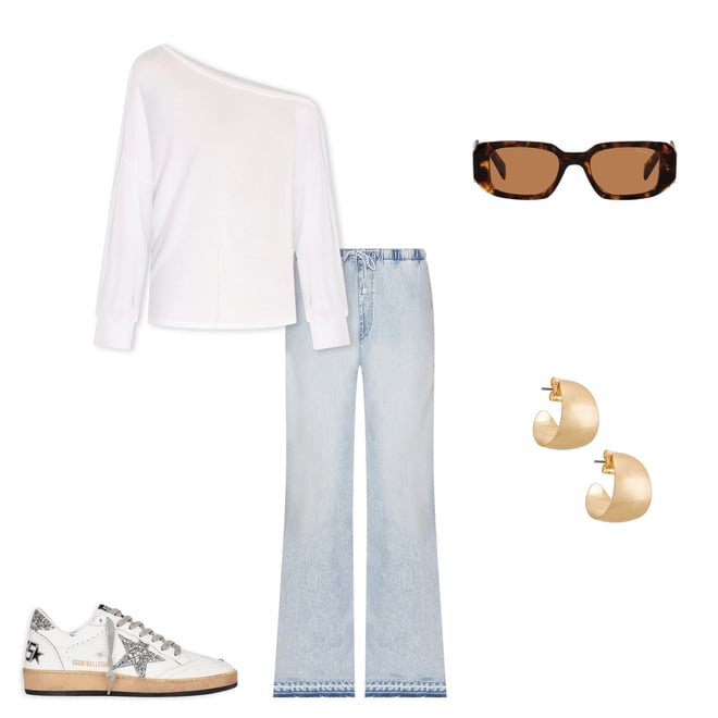 2nd bundle featuring 4 items which compliment Kristopher Open Shoulder Top
