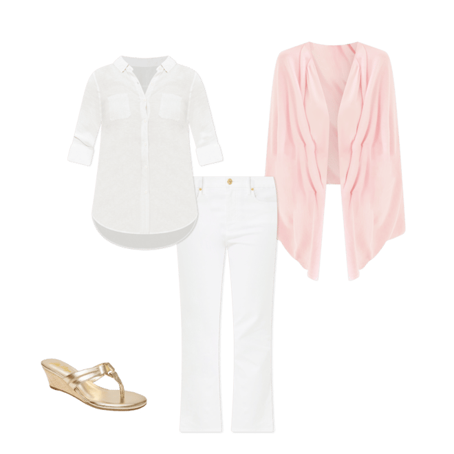 リリーページ Sea View Linen Button Down Top | Lilly Pulitzer