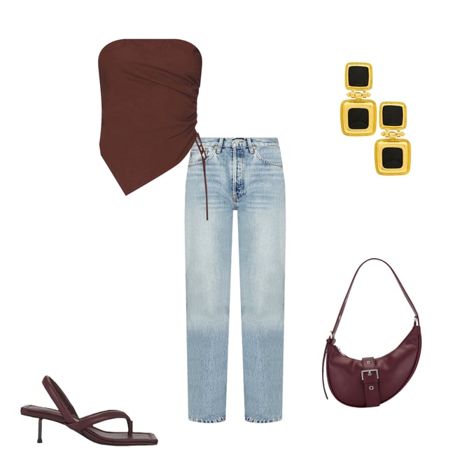 2nd bundle featuring 4 items which compliment 90s High Rise Loose