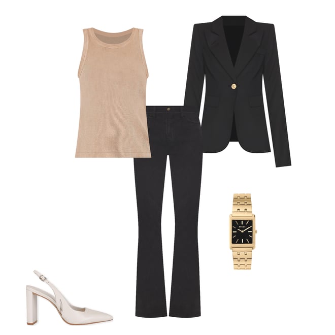 3rd bundle featuring 4 items which compliment Isabel Rib Tank