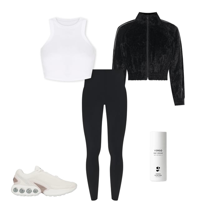 2nd bundle featuring 4 items which compliment Cropped Track Jacket With Logo Webbing