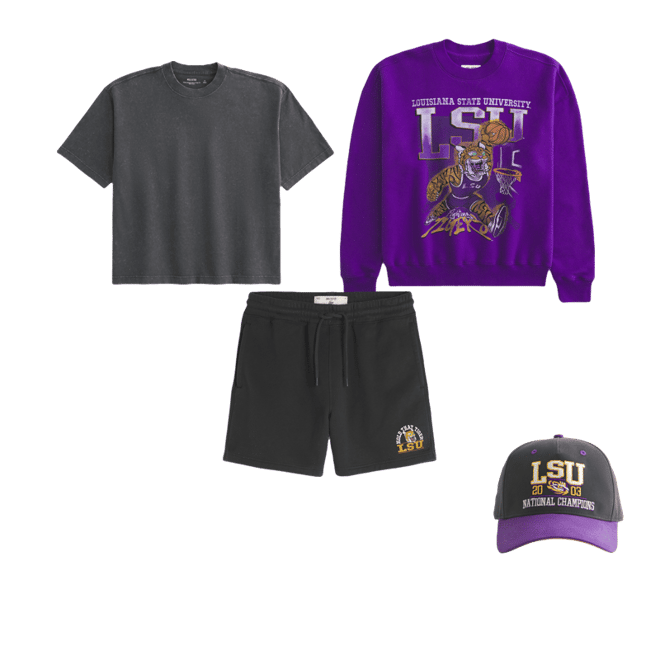 Mid-Thigh Fleece University of Houston Graphic Shorts