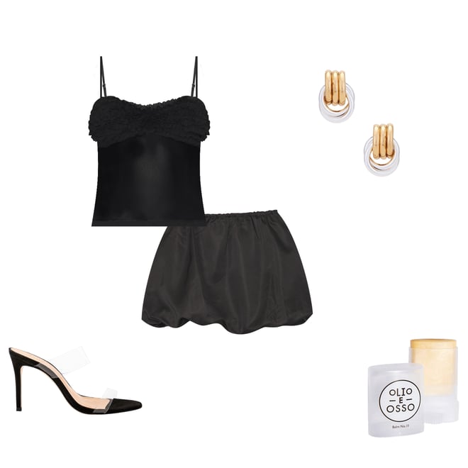 3rd bundle featuring 4 items which compliment Bubble Mini Skirt