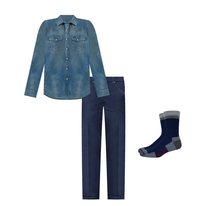 Rigid Wrangler® Cowboy Cut® Relaxed Fit Jean in Rigid Indigo