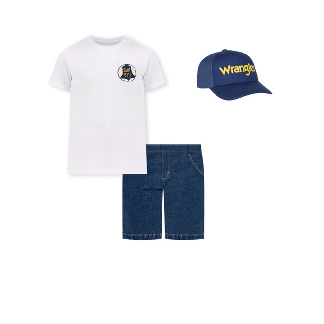 Men's Wrangler® Five Star Premium Carpenter Shorts in Dark Indigo