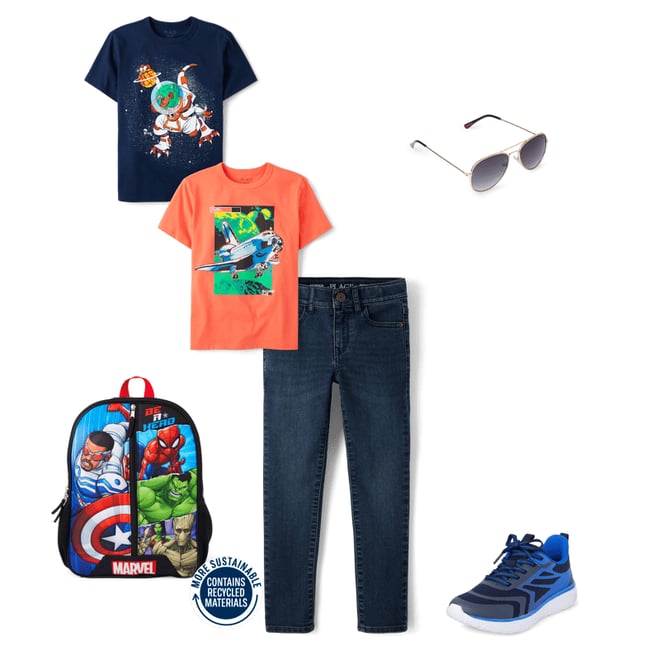 2nd bundle featuring 4 items which compliment Boys Skinny Jeans
