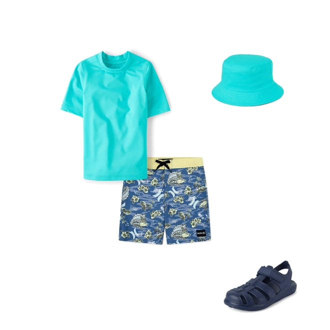 3rd bundle featuring 3 items which compliment Boys Hurley Print Boardshorts