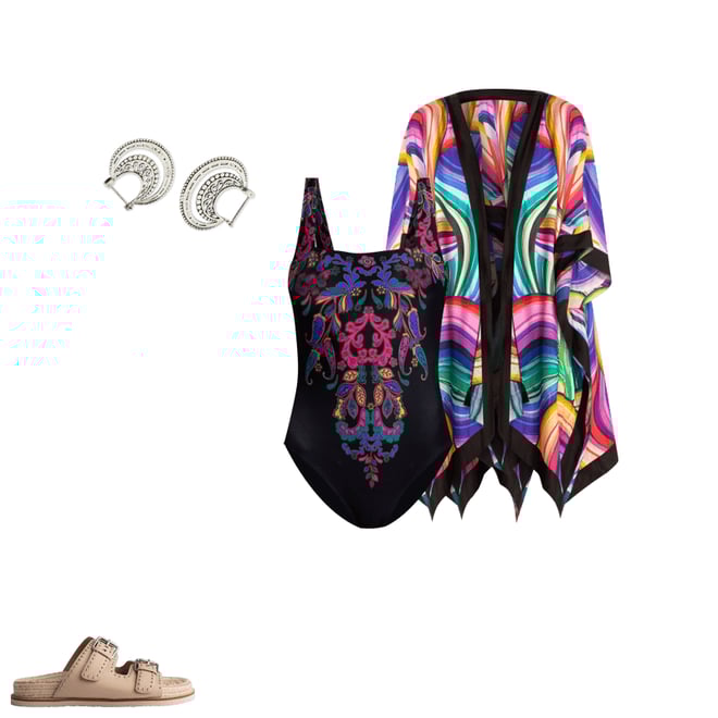Buy FATIMA SQUARE NECK ONE PIECE | Johnny Was Buy FATIMA SQUARE NECK ONE PIECE | Johnny Was