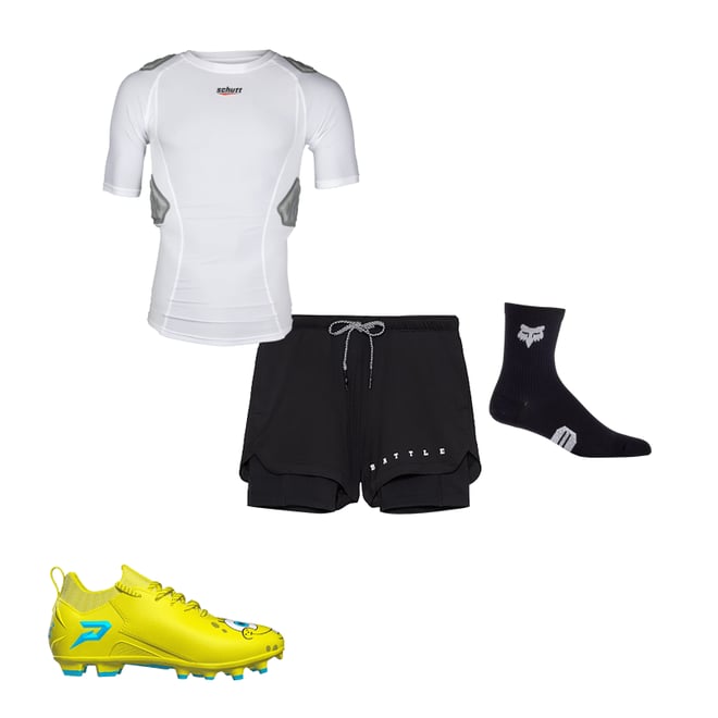 Phenom Elite The Flintstones Bedrock Blitz Football Cleats - Quantum Speed Orange | Football