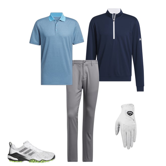 adidas Codechaos 25 Golf Shoes - Cloud White/Core Black/Lucid Lemon