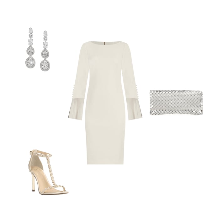 Calvin Klein Chiffon Long