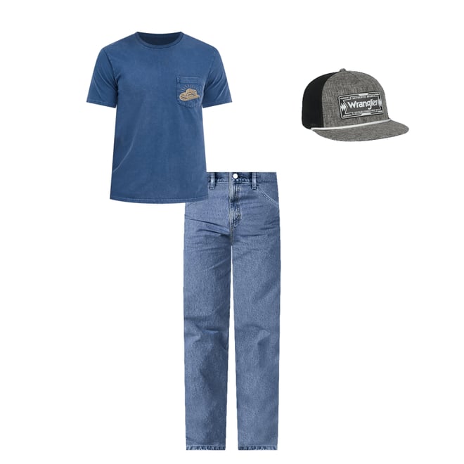 Wrangler Rugged Wear® Carpenter Jean in Vintage Indigo