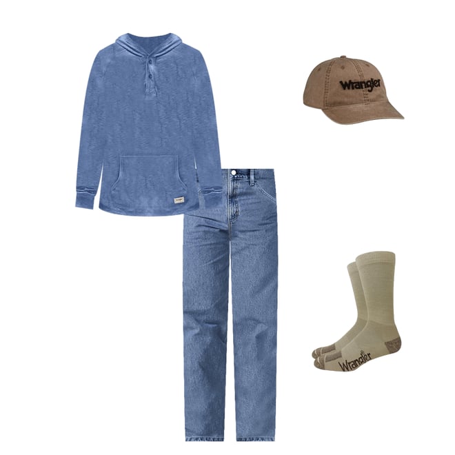 Wrangler Rugged Wear® Carpenter Jean in Vintage Indigo