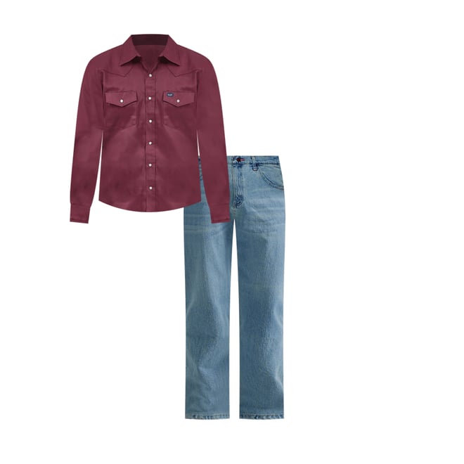 Wrangler® Five Star Premium Denim Flex for Comfort Relaxed Fit Jean in Bleached Tint