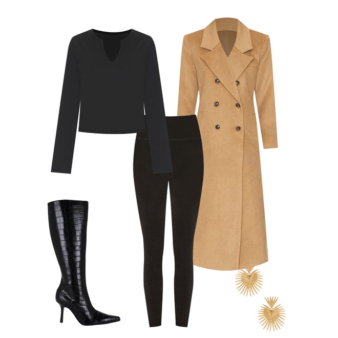 2nd bundle featuring 4 items which compliment Leche Wool Coat