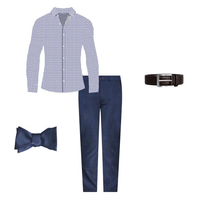 サスペンダー付 スラックス パンツ slacks 3 swanky navy Doc & Amelia by Cintas Preston Pant Men's Pants | RG42 x