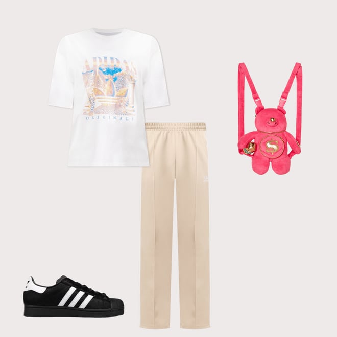 Adidas Leopard Graphic Tee