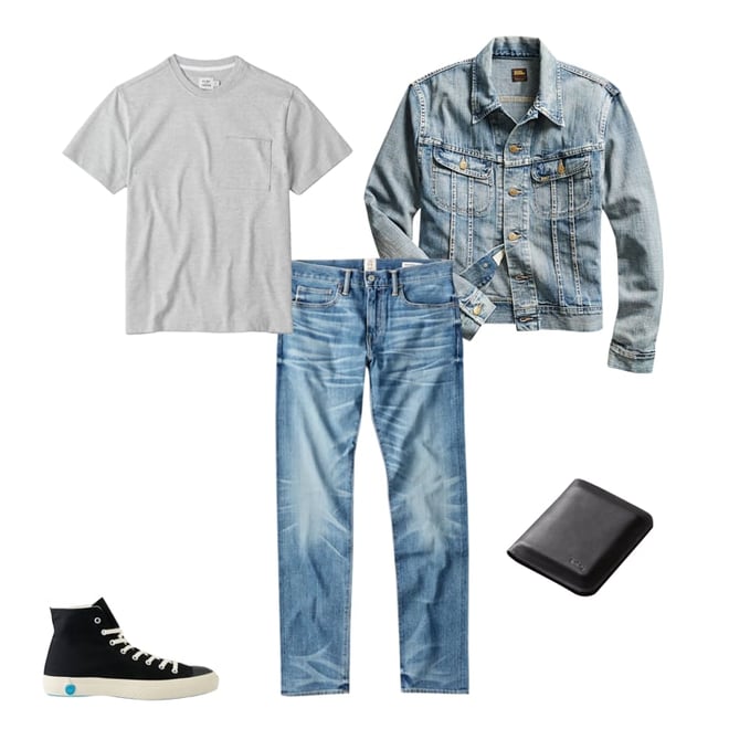 RRL Lot-271 Denim Trucker Jacket - Leeland Wash | Denim