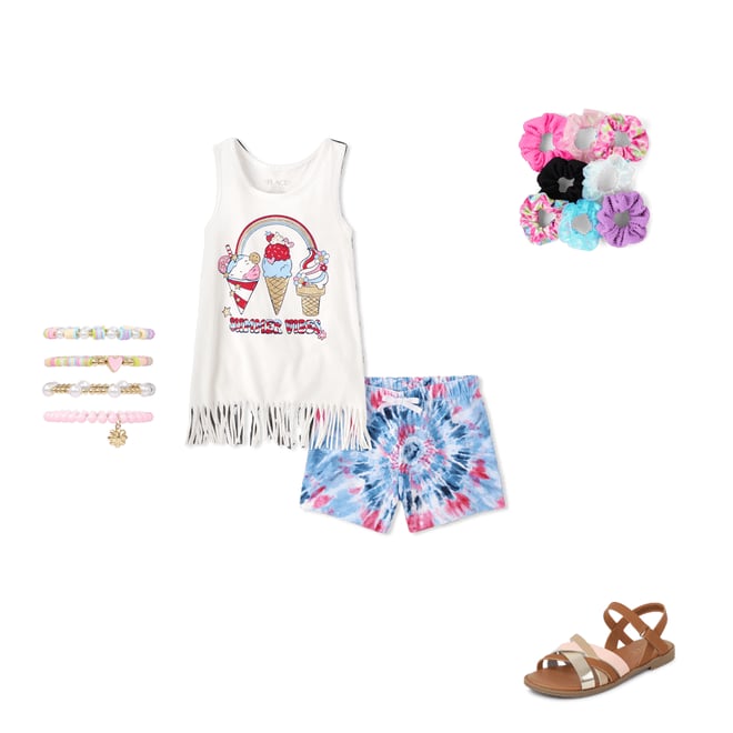 8th bundle featuring 3 items which compliment Girls Cross Strap Sandals