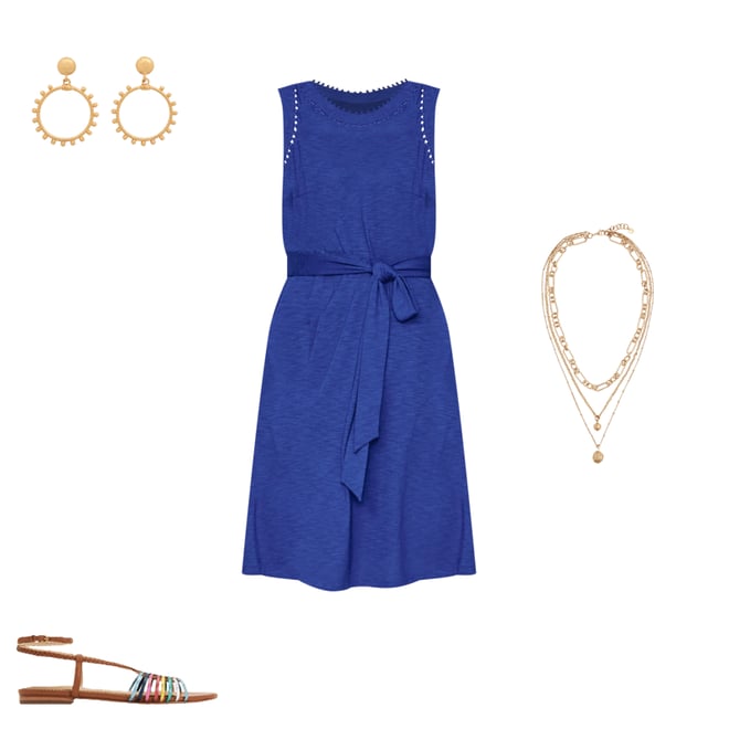 1st bundle featuring 3 items which compliment Mila Trim Short Jersey Dress