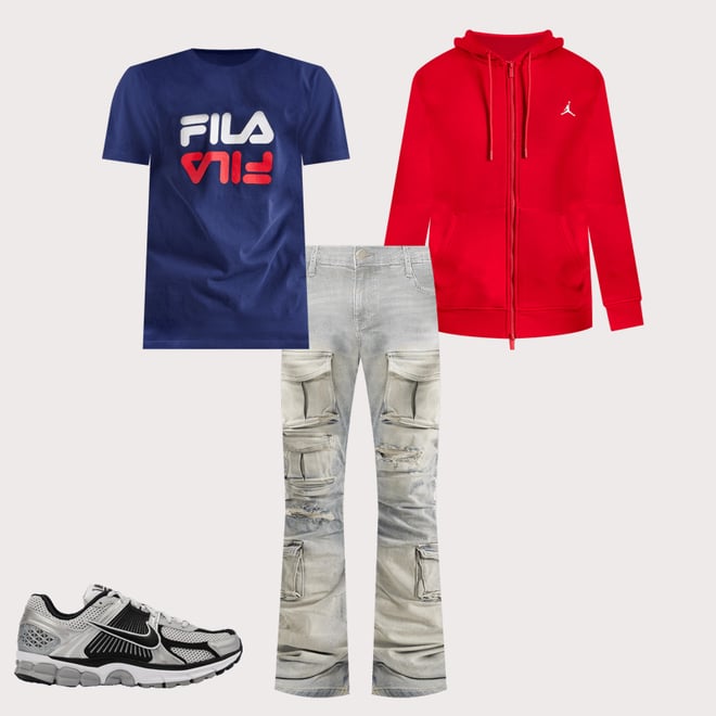Fila Mirrored Logo Tee