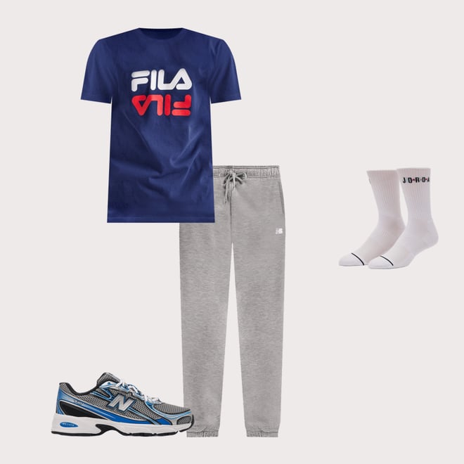 Fila Mirrored Logo Tee