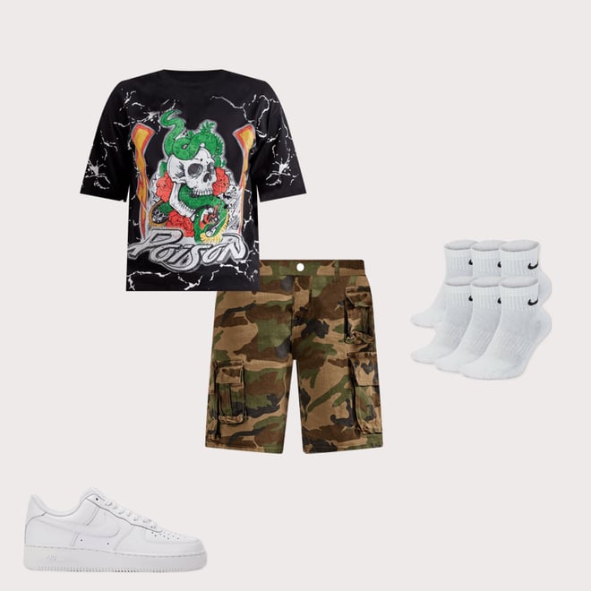 Central Mills Poison Cropped Tee