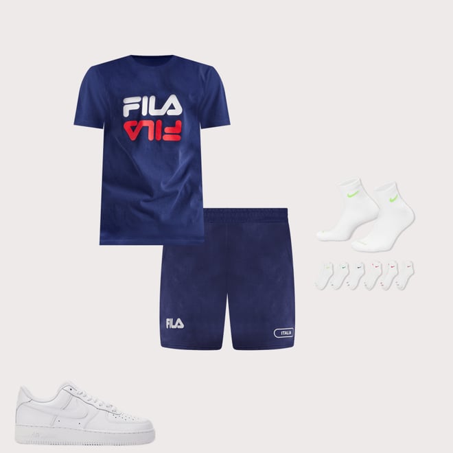 Fila Mirrored Logo Tee