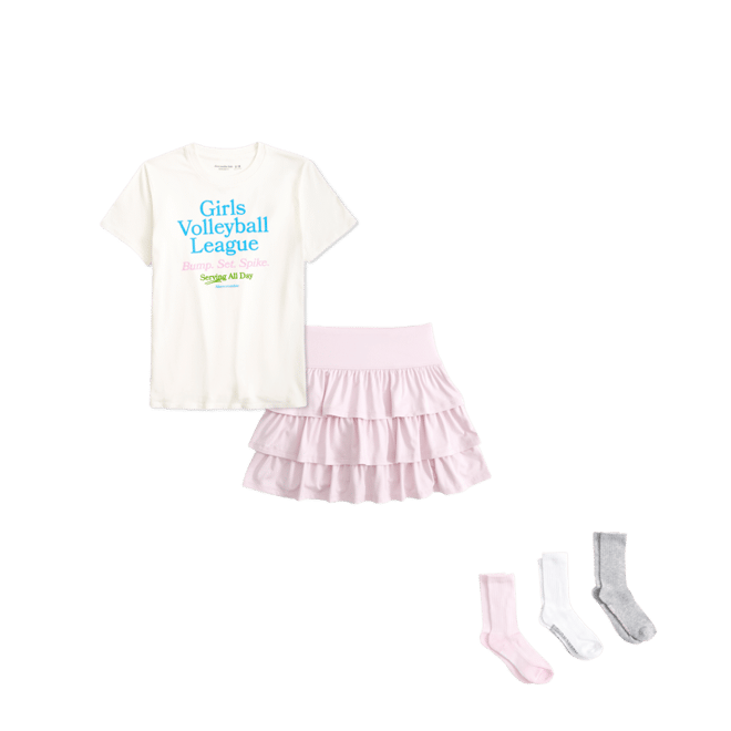 ypb ruffle mini skort