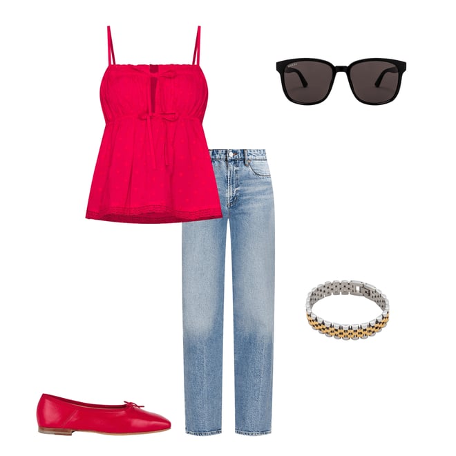 1st bundle featuring 4 items which compliment Quinn Top