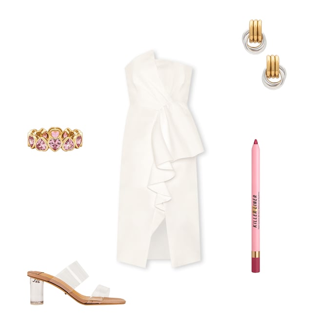 1st bundle featuring 4 items which compliment Reception Dress
