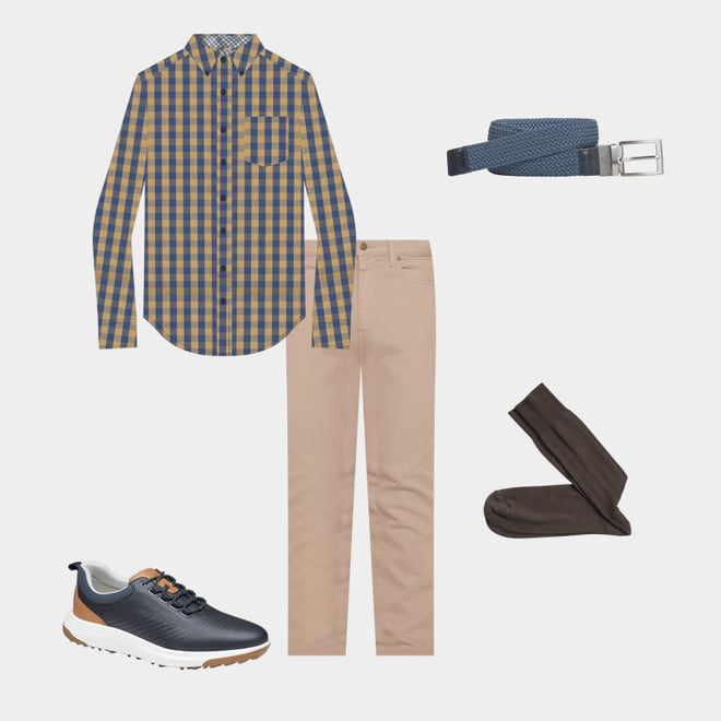 4th bundle featuring 4 items which compliment Pima Cotton Ribbed Socks