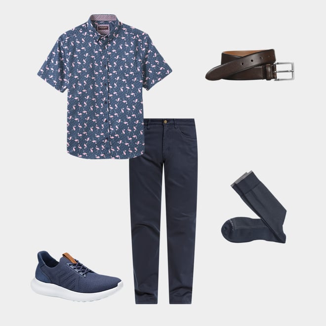 9th bundle featuring 4 items which compliment Five-Pocket Pants