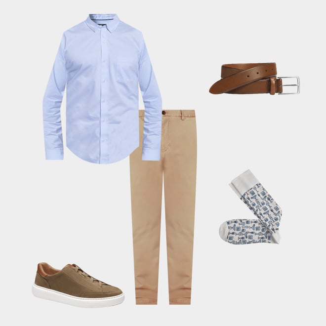 3rd bundle featuring 4 items which compliment Diagonal Embossed Belt