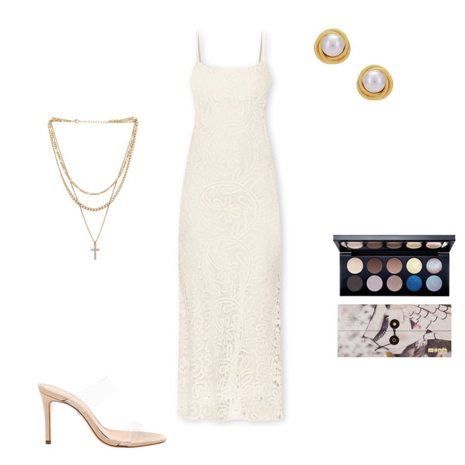 Cotton Today Adoni Gold Rate Bardot Adoni Mesh Midi Dress David Jones