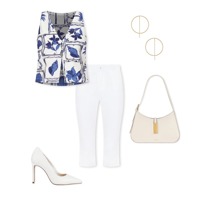 1st bundle featuring 4 items which compliment Sylvie Keyhole Top