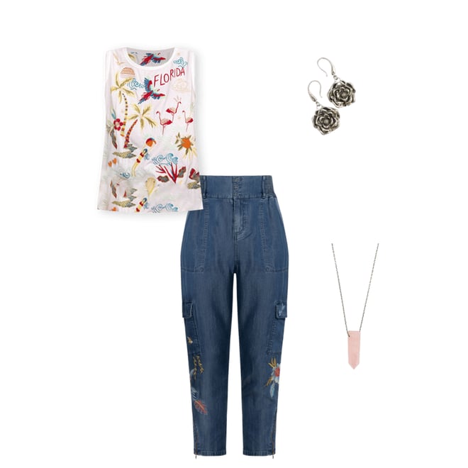Buy JANE SMOCKED CARGO PANT | Johnny Was